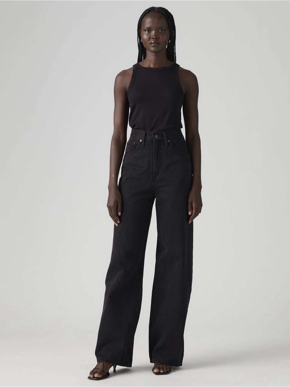 Levis black cinch baggy 26 / 31L